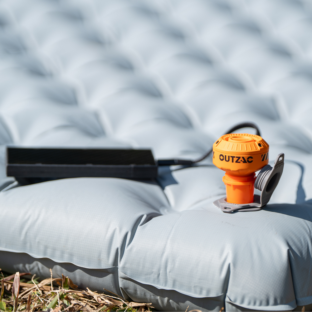 best mini air mattress pumps for backpacking OUTZAC PICO PUMP