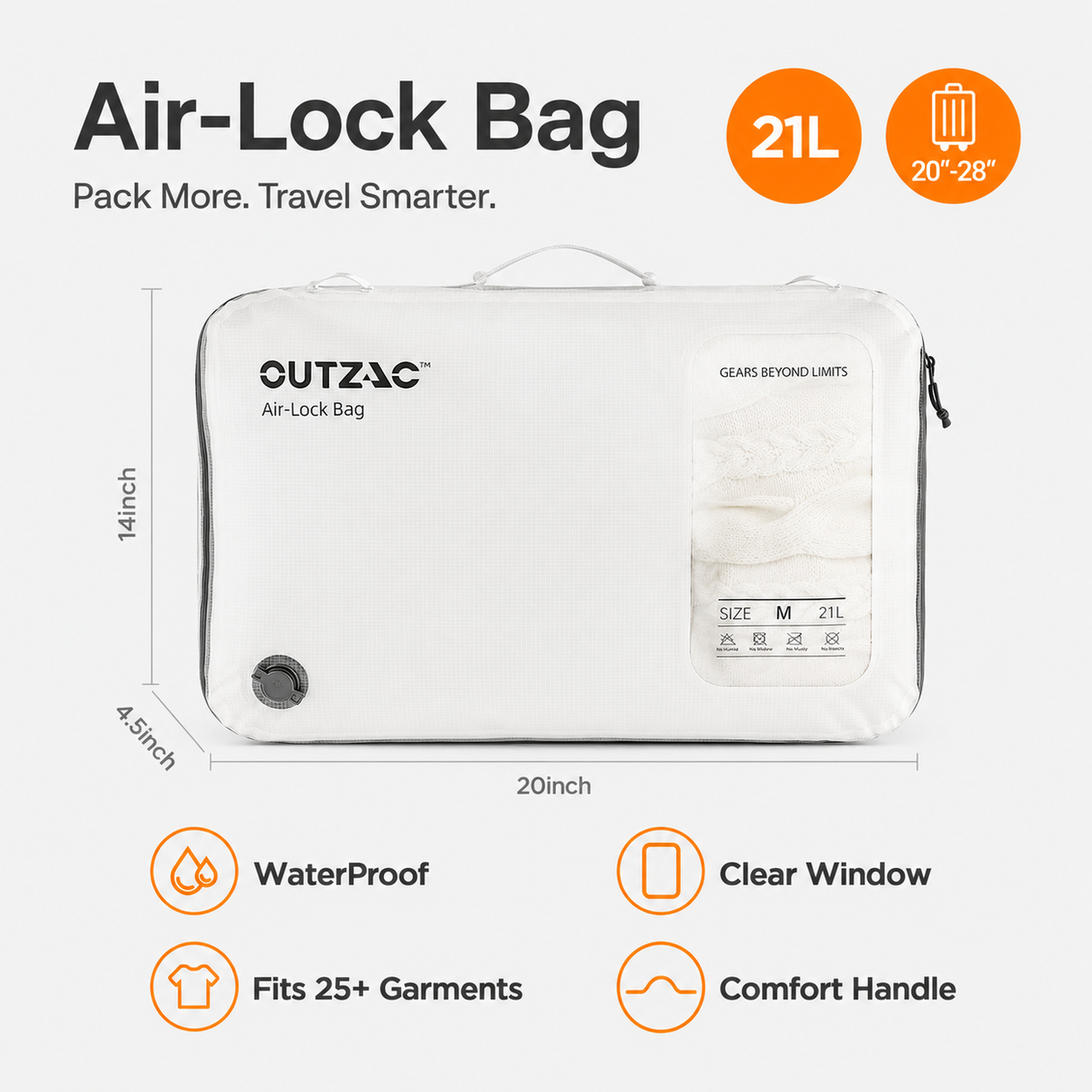 OUTZAC X AIR LOCK BAG