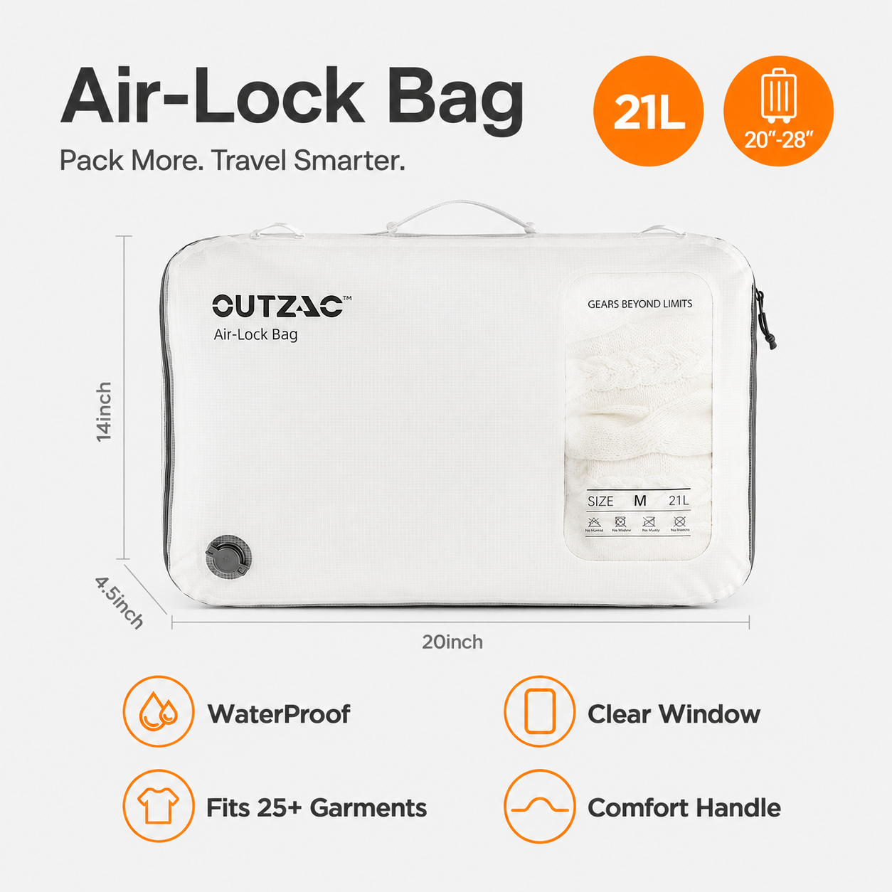OUTZAC X AIR LOCK BAG