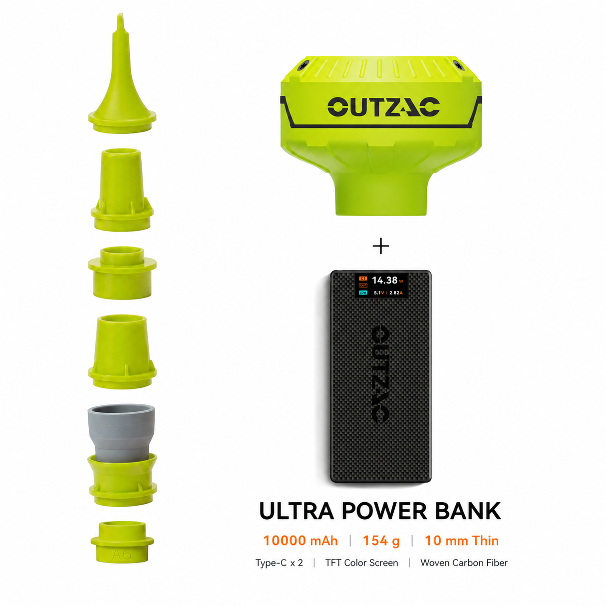 OUTZAC PICO PUMP - The 1 oz Mini Air Pump for Camping